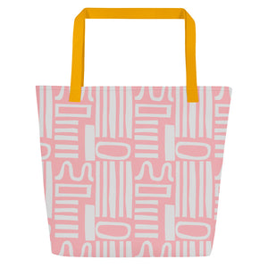 METRO All-Over Print Large Tote Bag