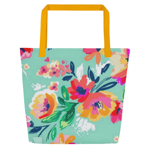 ESTEE All-Over Print Large Tote Bag