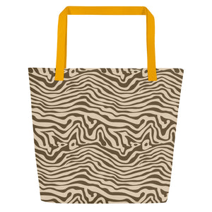 ANIMAL PRINT All-Over Print Large Tote Bag