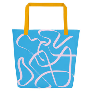 MODERN ART All-Over Print Large Tote Bag