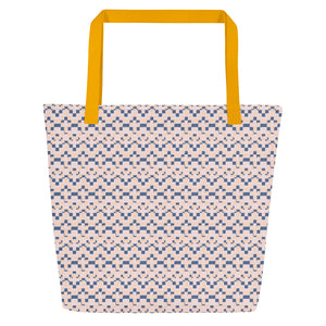 ALEXIS All-Over Print Large Tote Bag