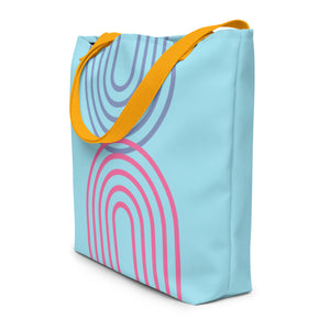 METRO All-Over Print Large Tote Bag