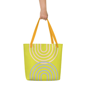 METRO All-Over Print Large Tote Bag