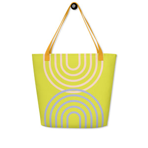 METRO All-Over Print Large Tote Bag