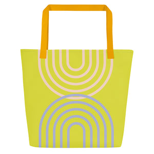 METRO All-Over Print Large Tote Bag