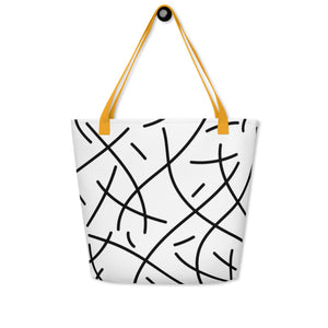 VOGUE All-Over Print Large Tote Bag