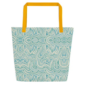 GEO All-Over Print Large Tote Bag