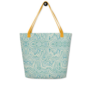 GEO All-Over Print Large Tote Bag