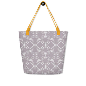 MODERN CIRCLES All-Over Print Large Tote Bag