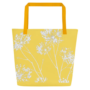 COASTAL All-Over Print Large Tote Bag