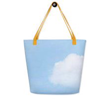 Load image into Gallery viewer, BLUE SKIES All-Over Print Large Tote Bag
