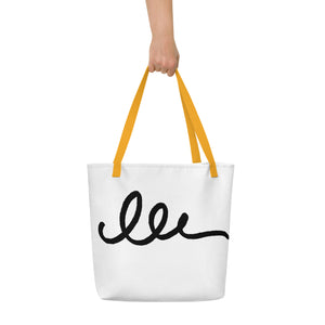 SIGNATURE All-Over Print Large Tote Bag