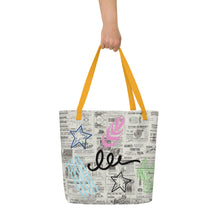 Load image into Gallery viewer, GRAFFITI All-Over Print Large Tote Bag
