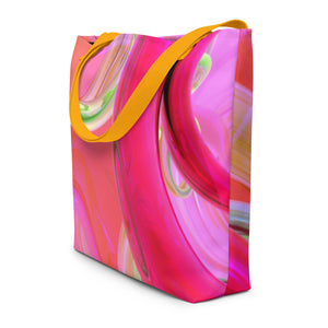 VIBRANT All-Over Print Large Tote Bag