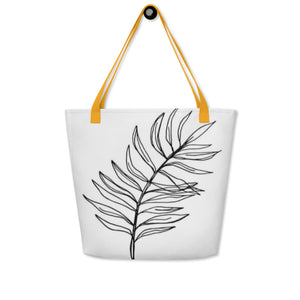 PALM All-Over Print Large Tote Bag