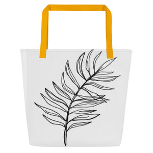 PALM All-Over Print Large Tote Bag