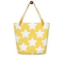 Load image into Gallery viewer, STARS All-Over Print Large Tote Bag
