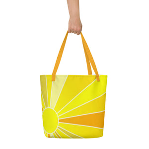 SUNRISE All-Over Print Large Tote Bag