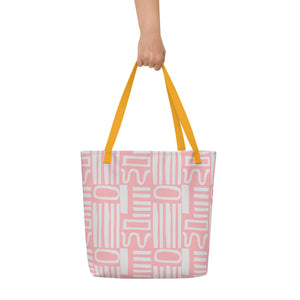 METRO All-Over Print Large Tote Bag