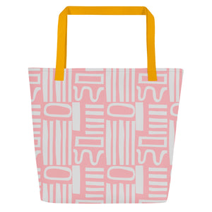 METRO All-Over Print Large Tote Bag