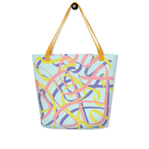 CELEBRATE THE DAY Large Tote Bag