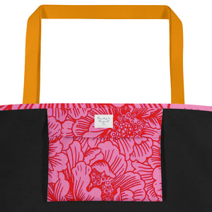 THE ROSE All-Over Print Large Tote Bag