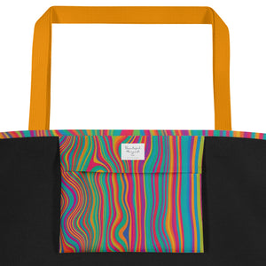 CALI All-Over Print Large Tote Bag