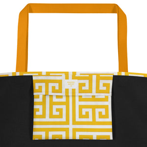 BRIGHT DAY All-Over Print Large Tote Bag