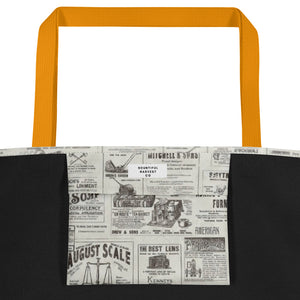 GRAFFITI All-Over Print Large Tote Bag