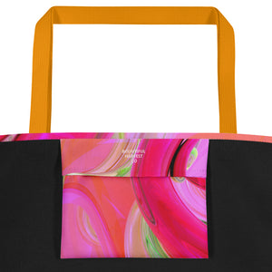 VIBRANT All-Over Print Large Tote Bag