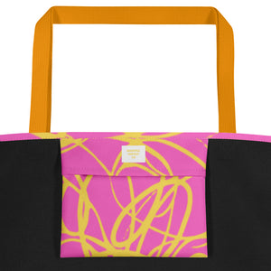 MODERN ART All-Over Print Large Tote Bag