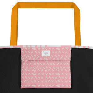 METRO All-Over Print Large Tote Bag