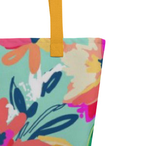 ESTEE All-Over Print Large Tote Bag