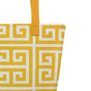 BRIGHT DAY All-Over Print Large Tote Bag