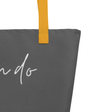 Load image into Gallery viewer, YOU CAN DO ALL THINGS All-Over Print Large Tote Bag
