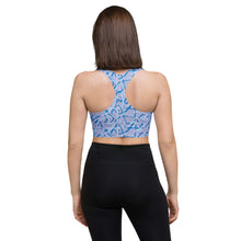 Load image into Gallery viewer, MODERN ART Longline sports bra
