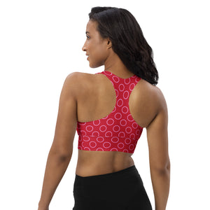 CIRCLES Longline sports bra