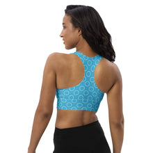 Load image into Gallery viewer, CIRCLES Longline sports bra
