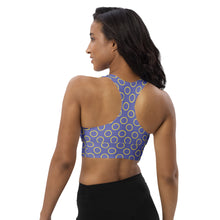 Load image into Gallery viewer, CIRCLES Longline sports bra
