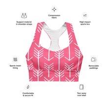 Load image into Gallery viewer, ARROW Longline sports bra
