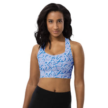 Load image into Gallery viewer, MODERN ART Longline sports bra
