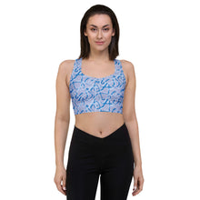 Load image into Gallery viewer, MODERN ART Longline sports bra
