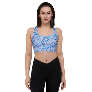 MODERN ART Longline sports bra