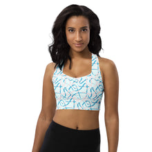 Load image into Gallery viewer, MODERN ART Longline sports bra
