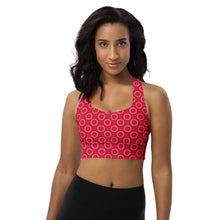 Load image into Gallery viewer, CIRCLES Longline sports bra
