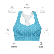 Load image into Gallery viewer, CIRCLES Longline sports bra
