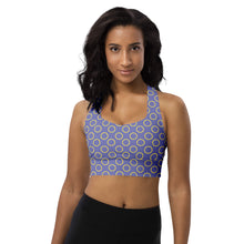 Load image into Gallery viewer, CIRCLES Longline sports bra
