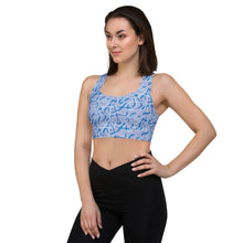 Load image into Gallery viewer, MODERN ART Longline sports bra
