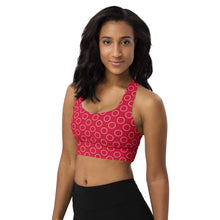 Load image into Gallery viewer, CIRCLES Longline sports bra
