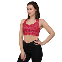 Load image into Gallery viewer, CIRCLES Longline sports bra
